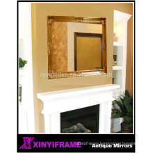 Noble Classic Style Home Decoration Mirror Wood Frame bathroom mirror